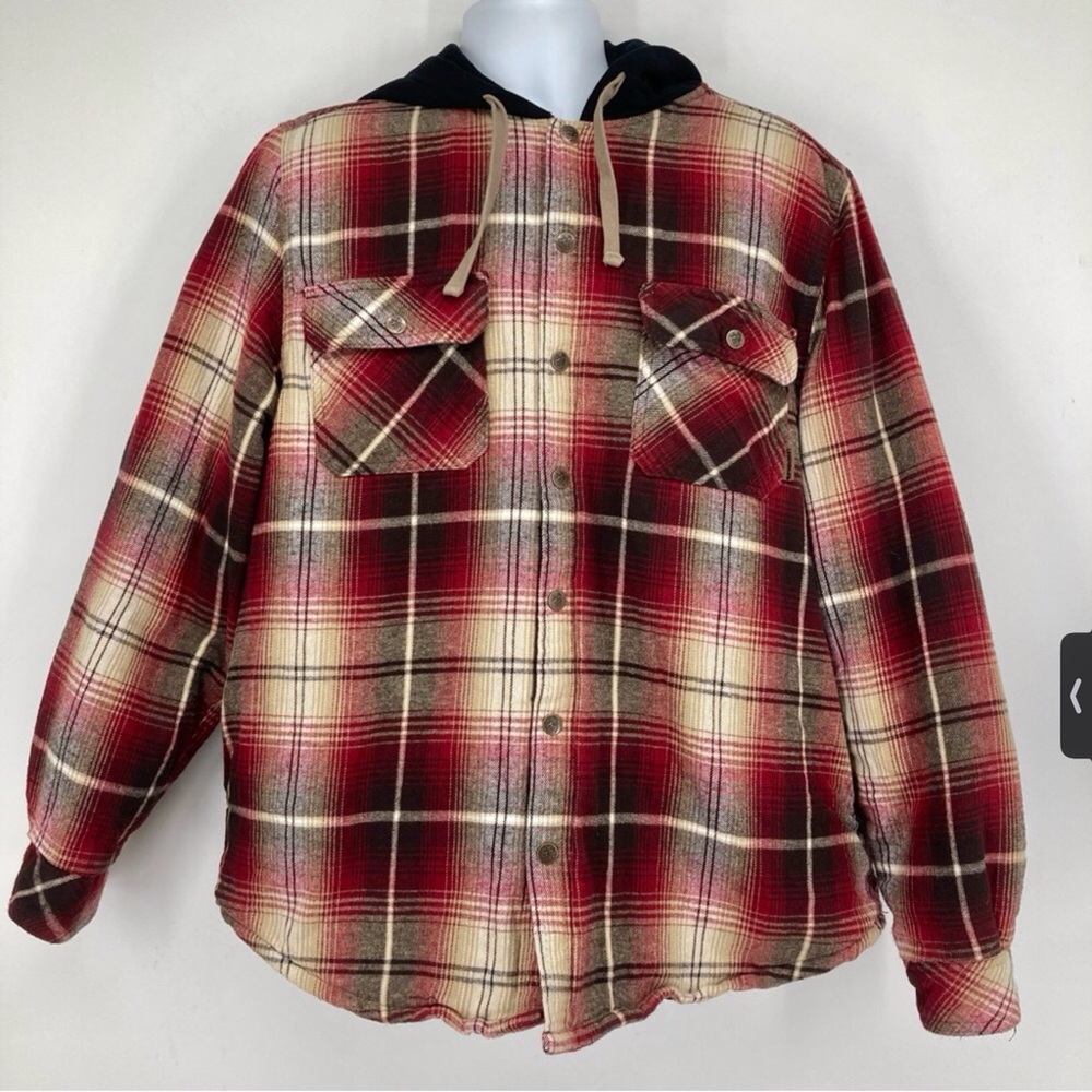 Legendary Outfitters Plaid Flannel Jacket Size XL